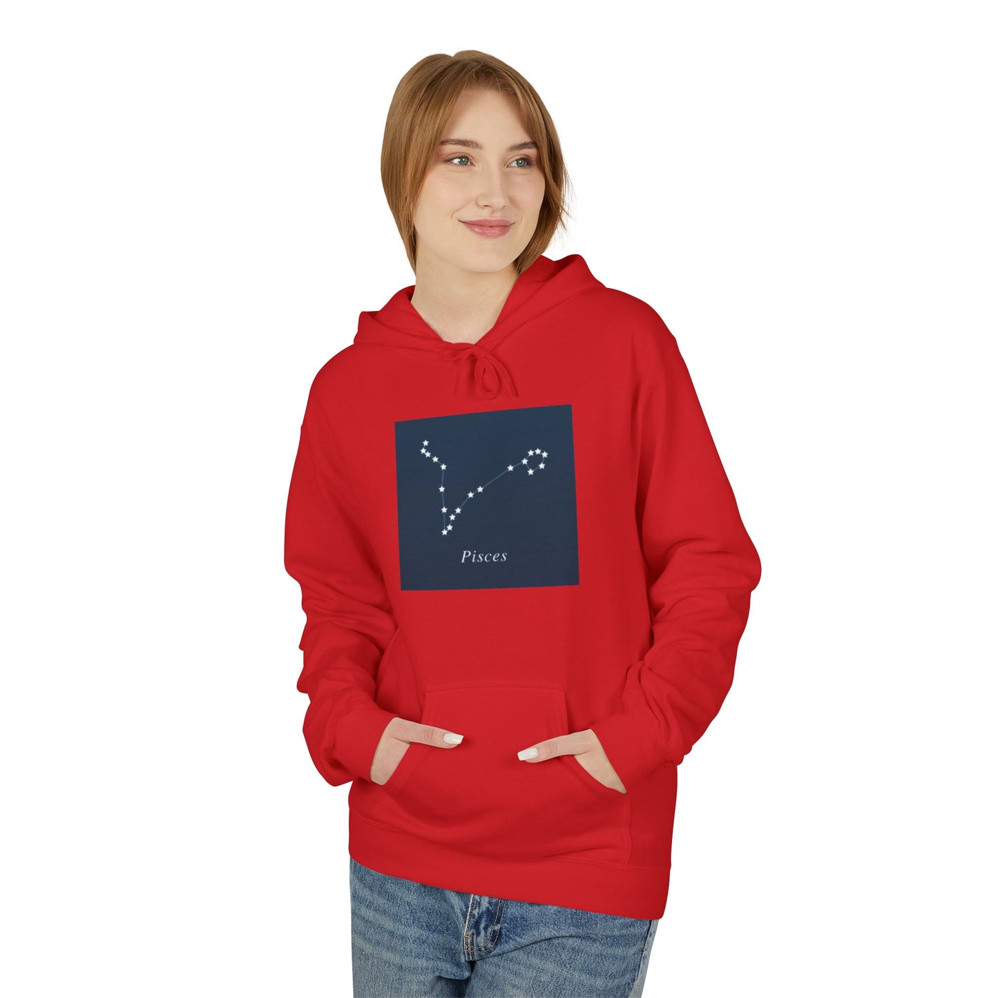 Pisces Constellation Hoodie - Zodiac Star Sign Pullover