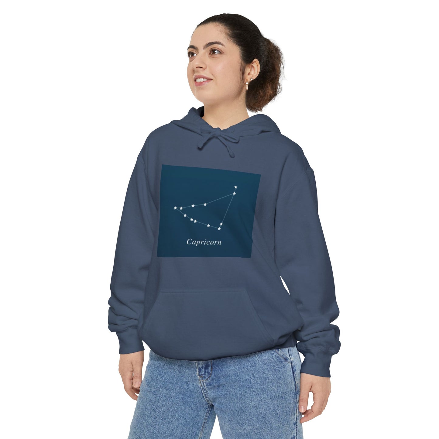 Capricorn Constellation Hoodie — Zodiac Star Map Pullover