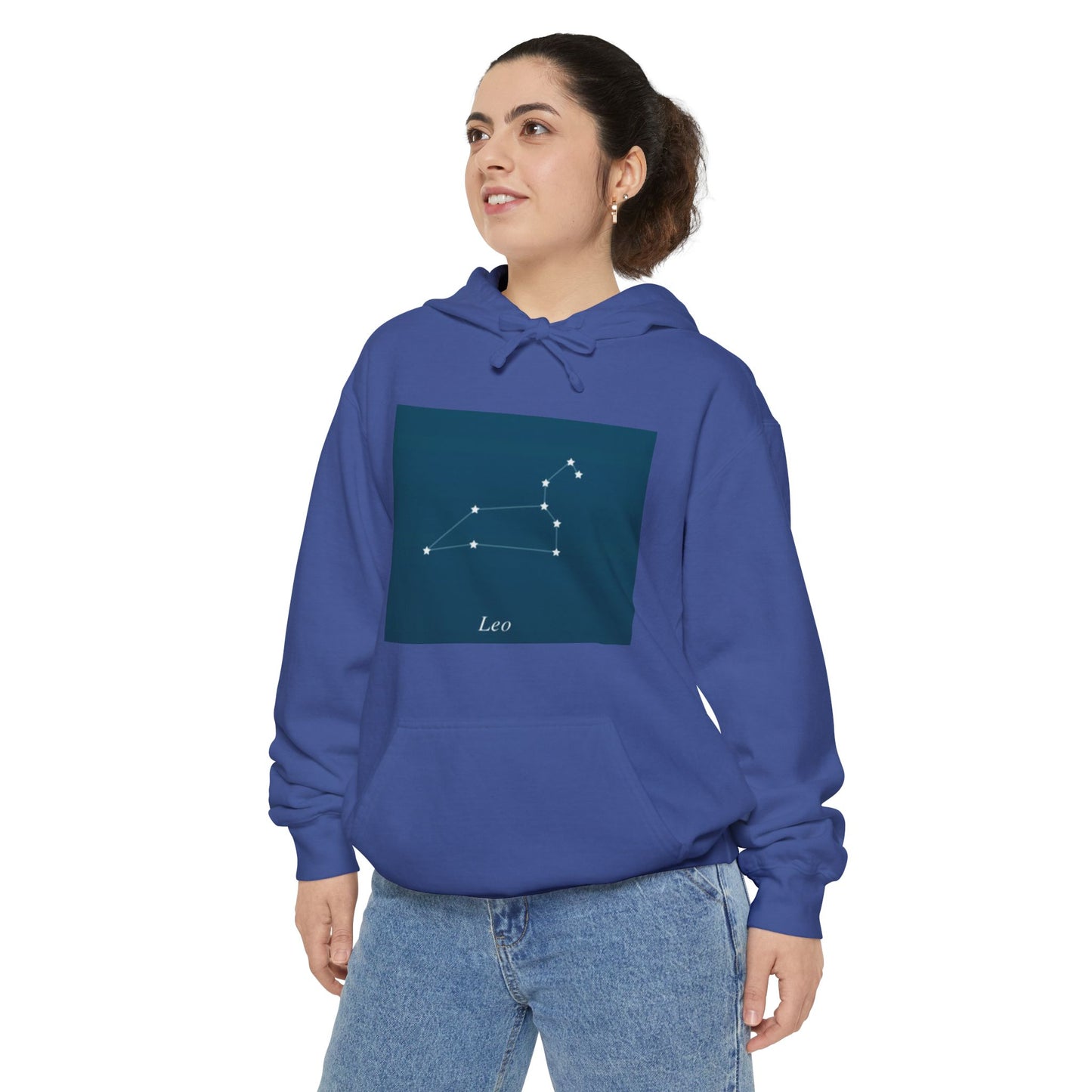 Leo Constellation Hoodie - Zodiac Star Map Pullover