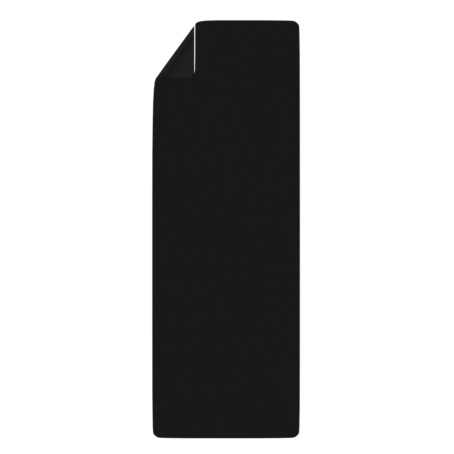 Moon Phase Rubber Yoga Mat — Black Lunar Cycle Non-Slip Exercise Mat