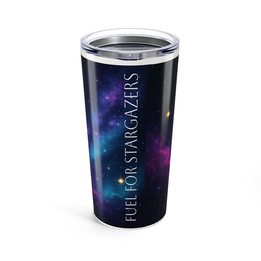 Tumbler — 'Fuel for Stargazers' Galaxy 20oz Insulated Travel Cup