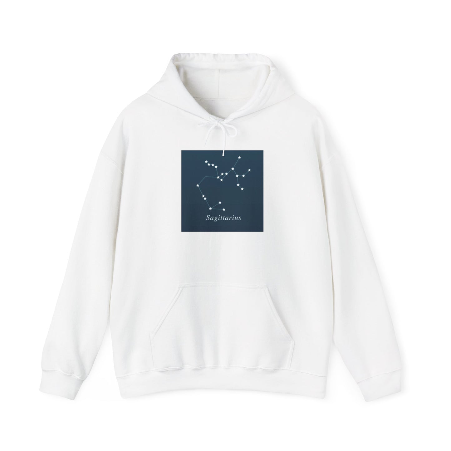 Sagittarius Constellation Hoodie — Minimal Zodiac Star Map Sweatshirt