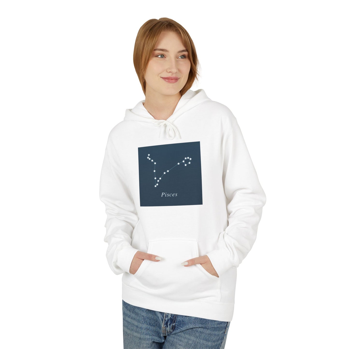 Pisces Constellation Hoodie - Zodiac Star Sign Pullover