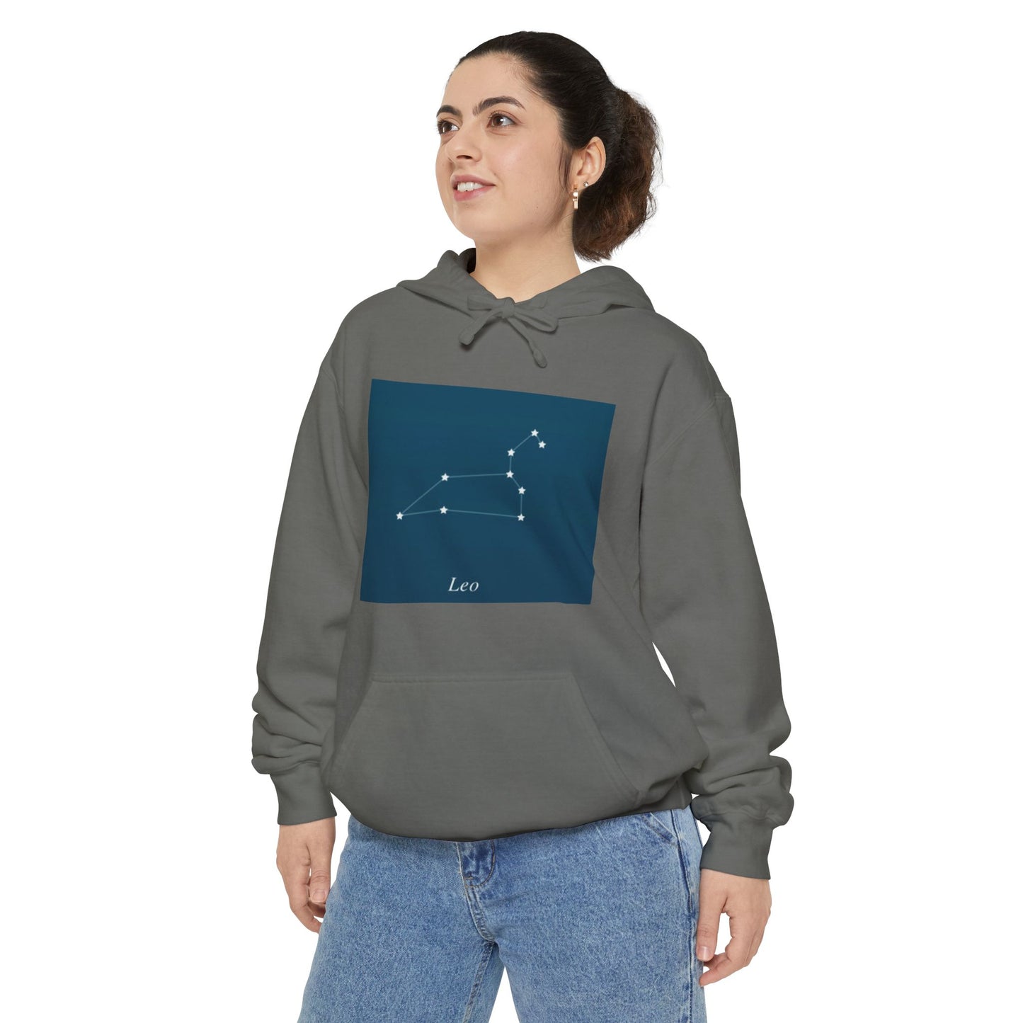 Leo Constellation Hoodie - Zodiac Star Map Pullover