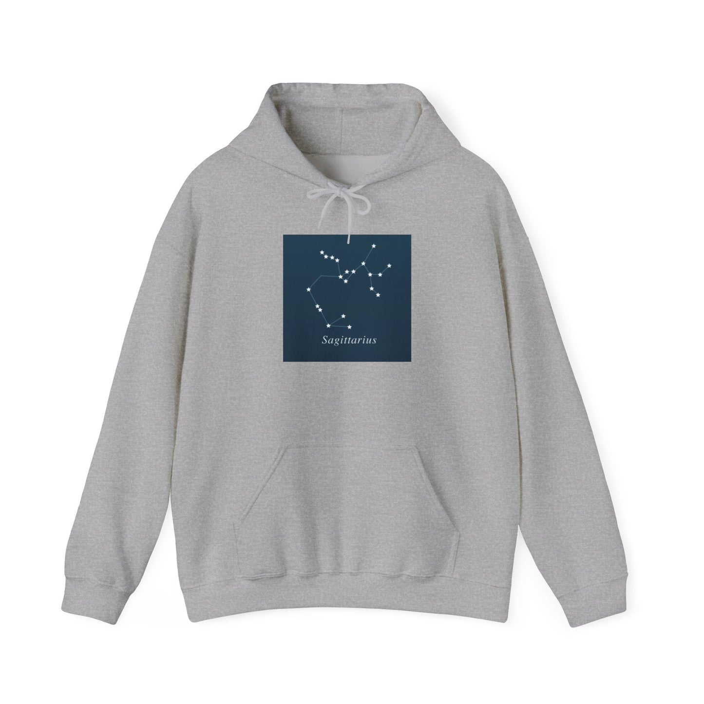 Sagittarius Constellation Hoodie — Minimal Zodiac Star Map Sweatshirt