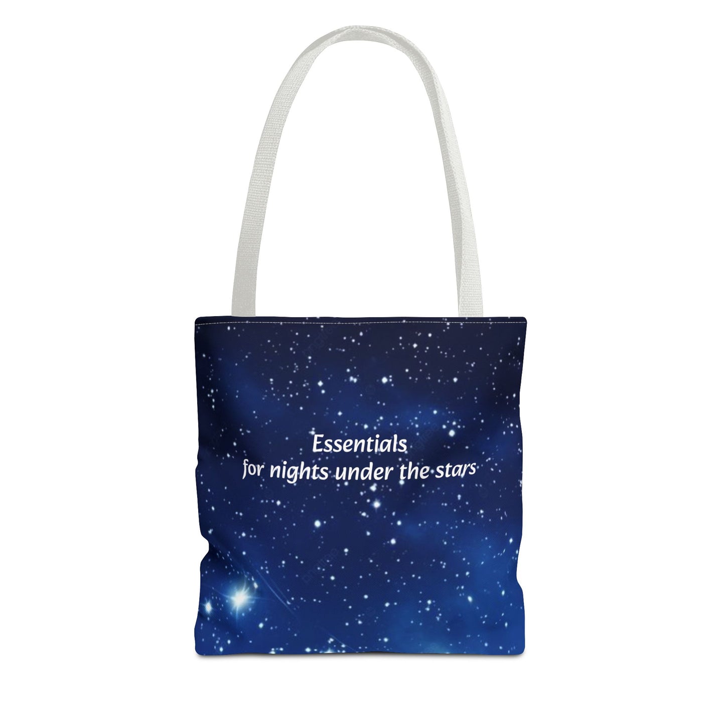 Starry Night Tote Bag — "Essentials for nights under the stars" Canvas Tote