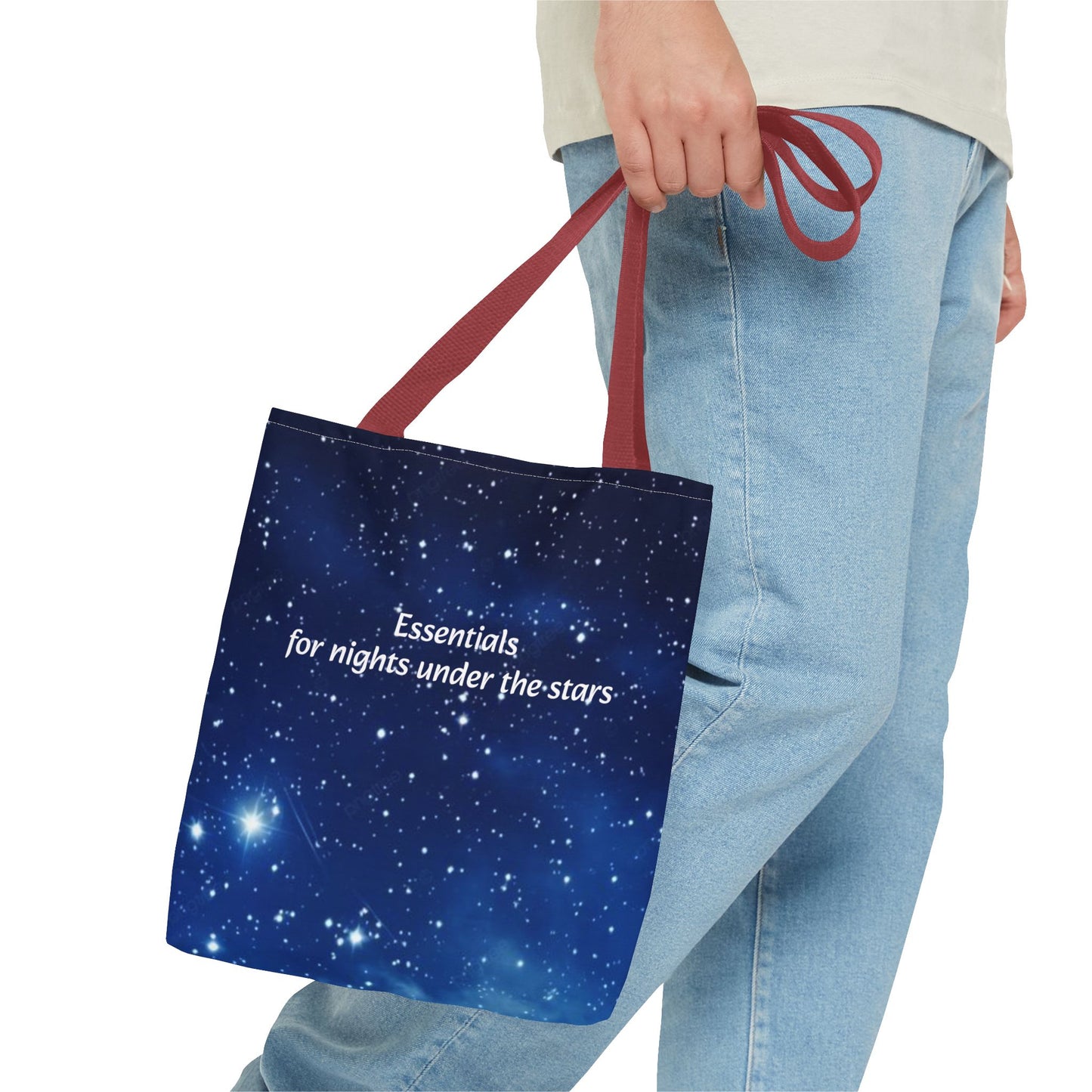 Starry Night Tote Bag — "Essentials for nights under the stars" Canvas Tote