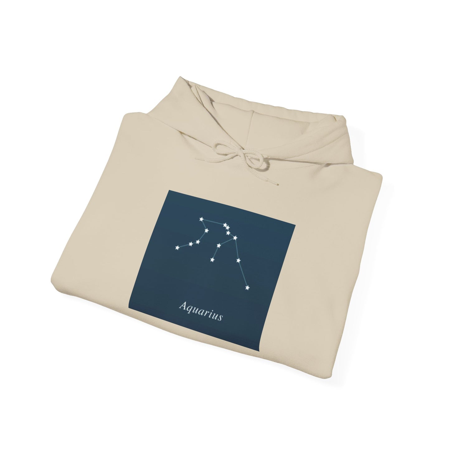 Aquarius Constellation Hoodie — Minimal Zodiac Star Map Sweatshirt
