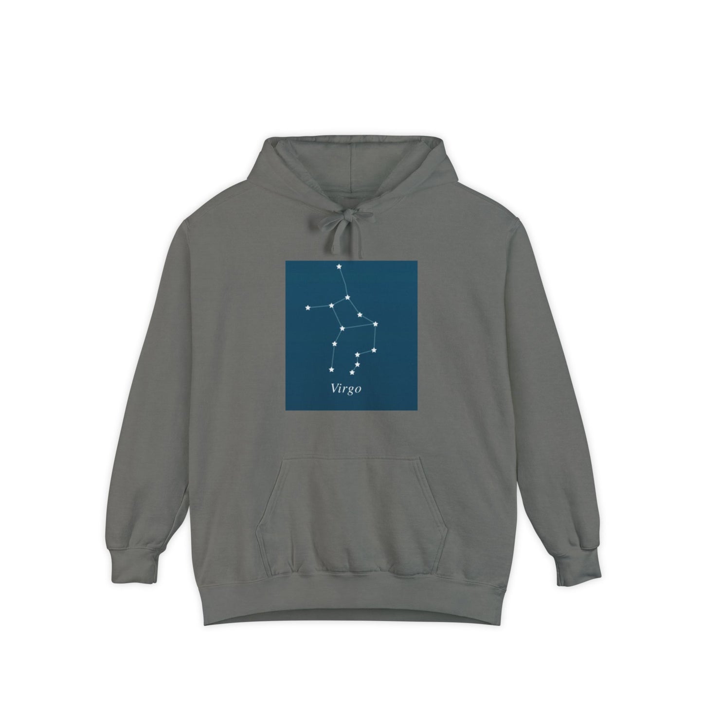 Virgo Constellation Hoodie — Minimal Zodiac Graphic Sweatshirt
