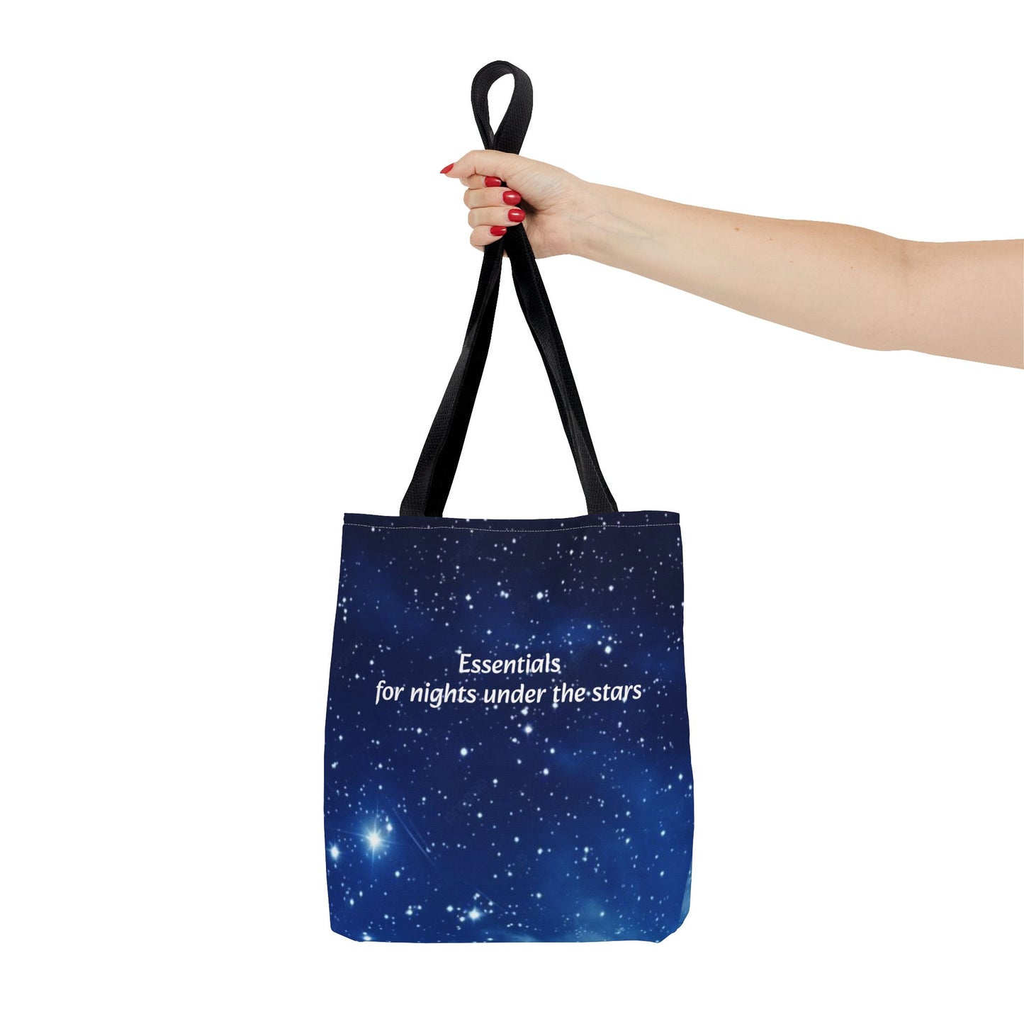 Starry Night Tote Bag — "Essentials for nights under the stars" Canvas Tote