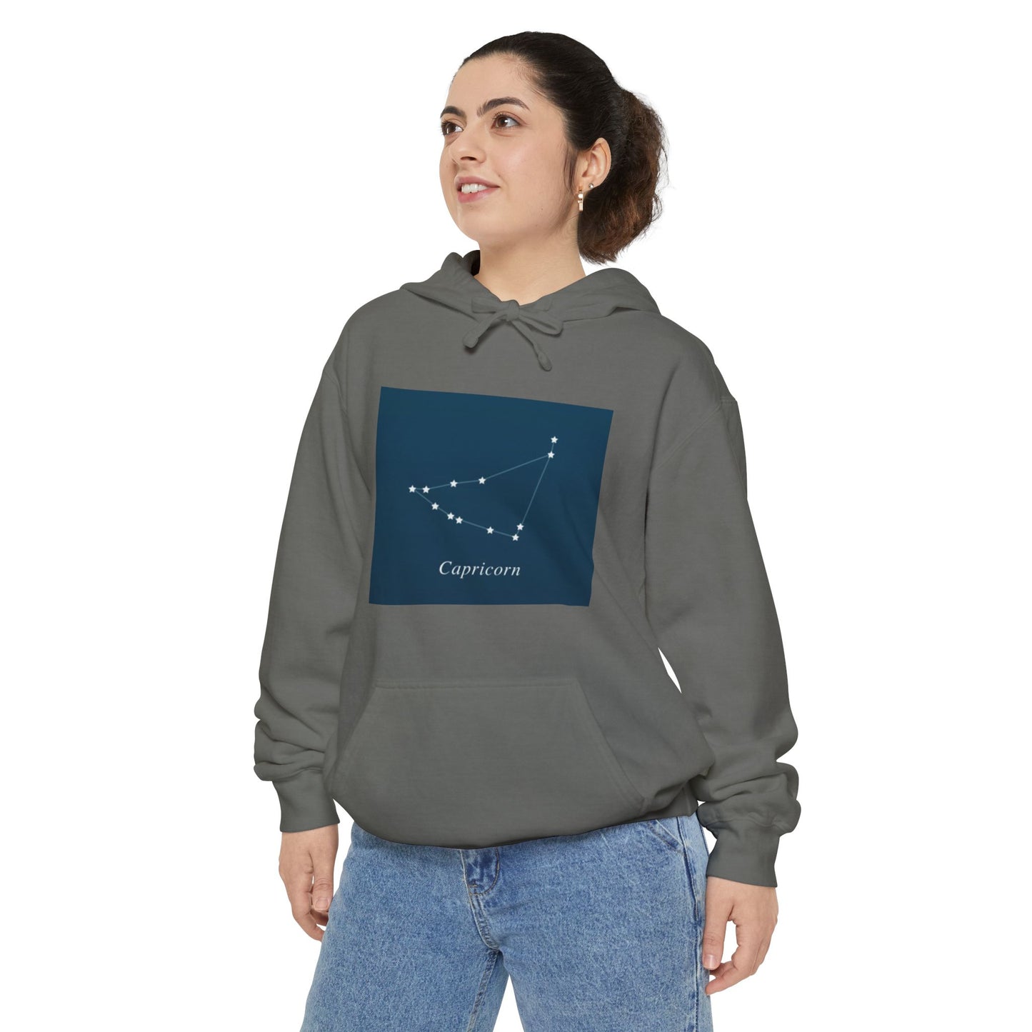 Capricorn Constellation Hoodie — Zodiac Star Map Pullover