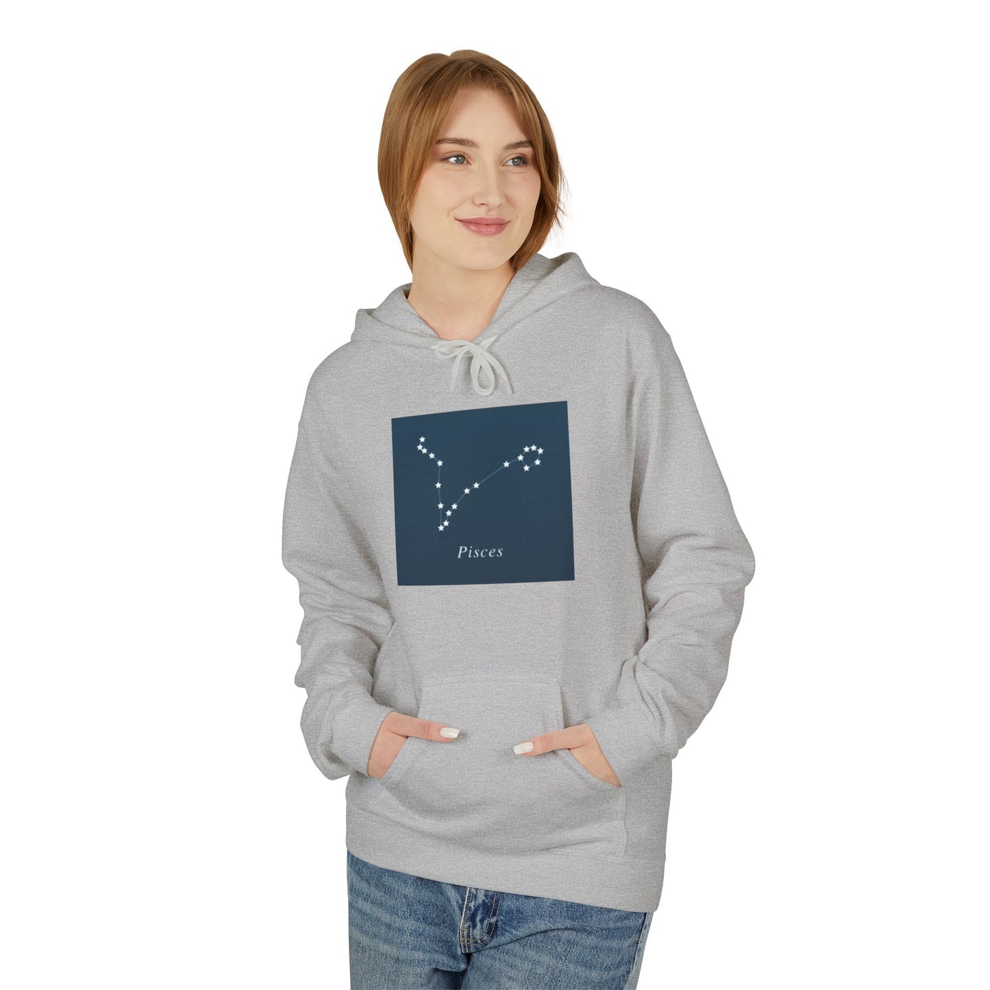 Pisces Constellation Hoodie - Zodiac Star Sign Pullover
