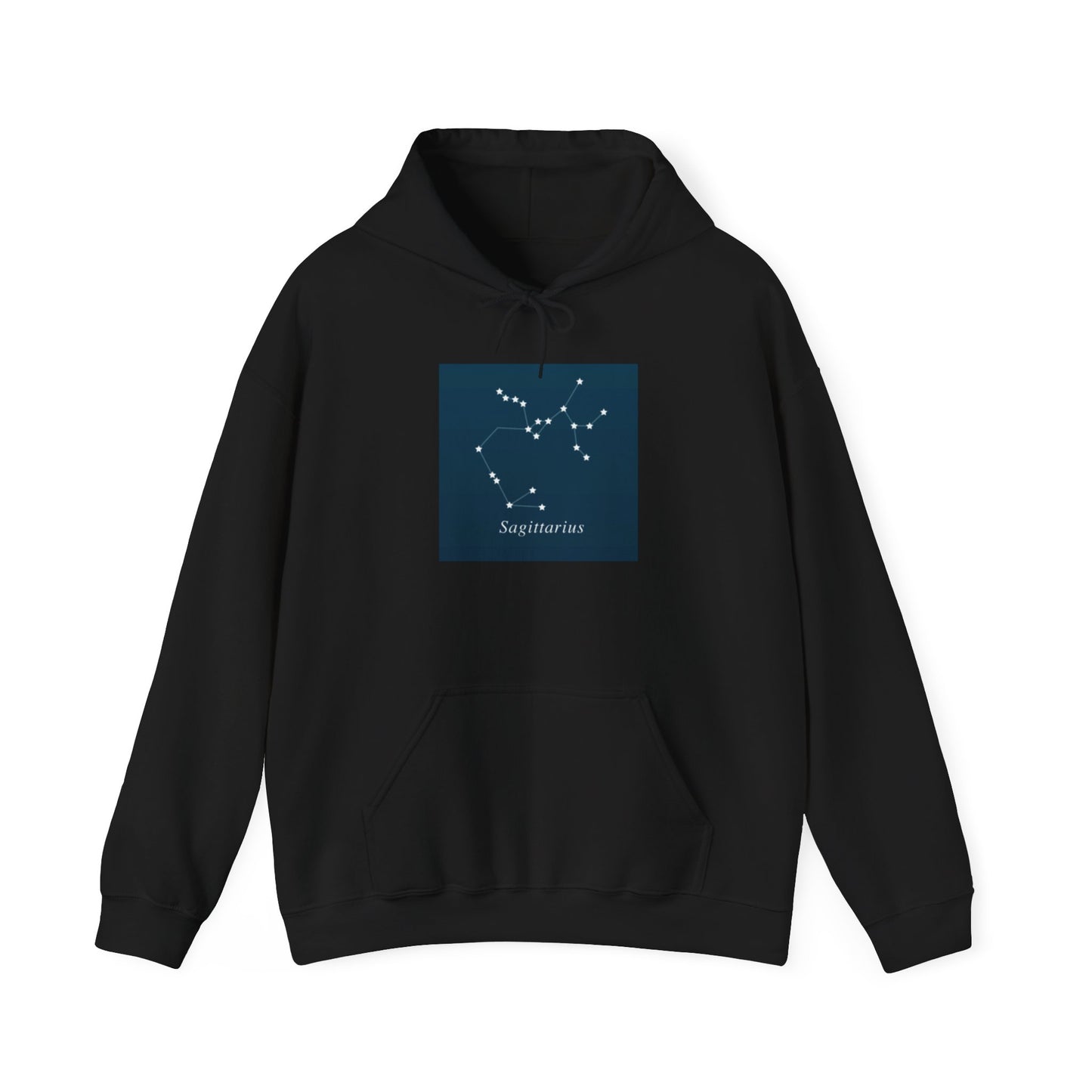 Sagittarius Constellation Hoodie — Minimal Zodiac Star Map Sweatshirt