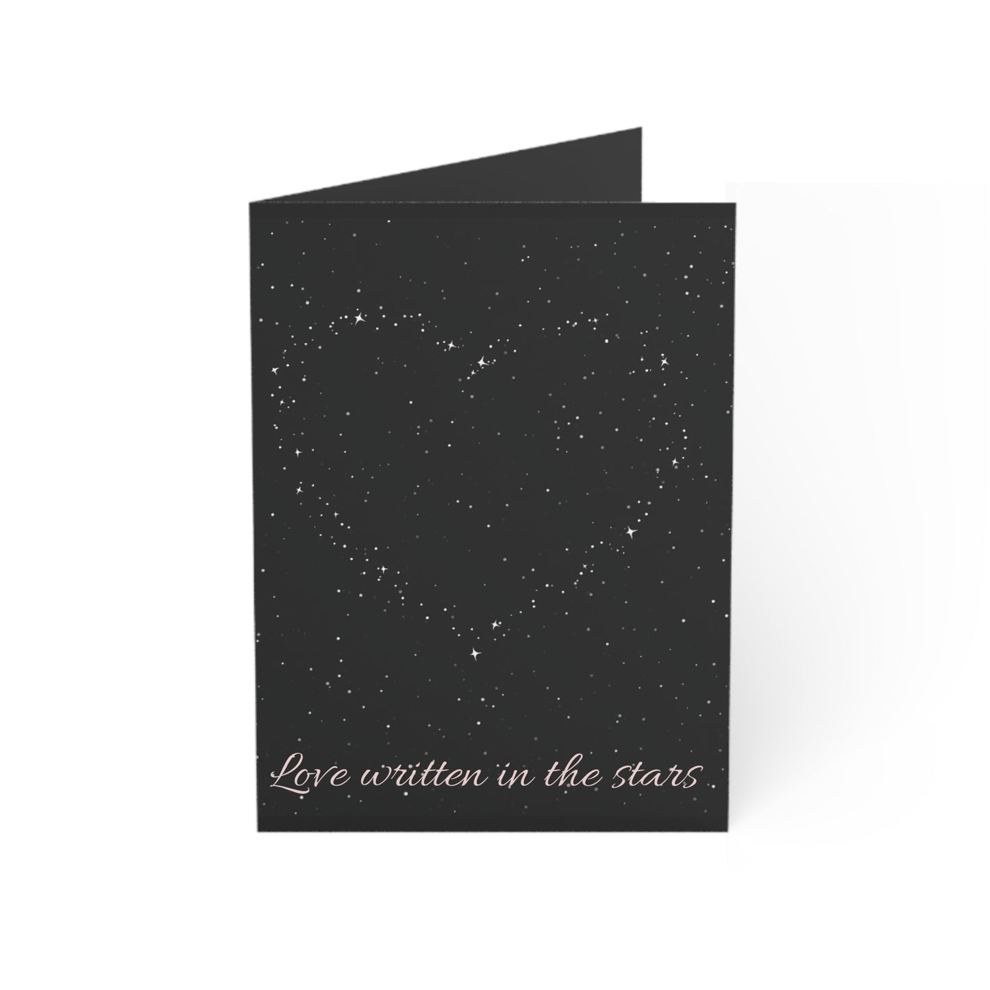 Greeting Card — "Love Written in the Stars" Romantic Constellation Notecard (Single or Bulk Packs)