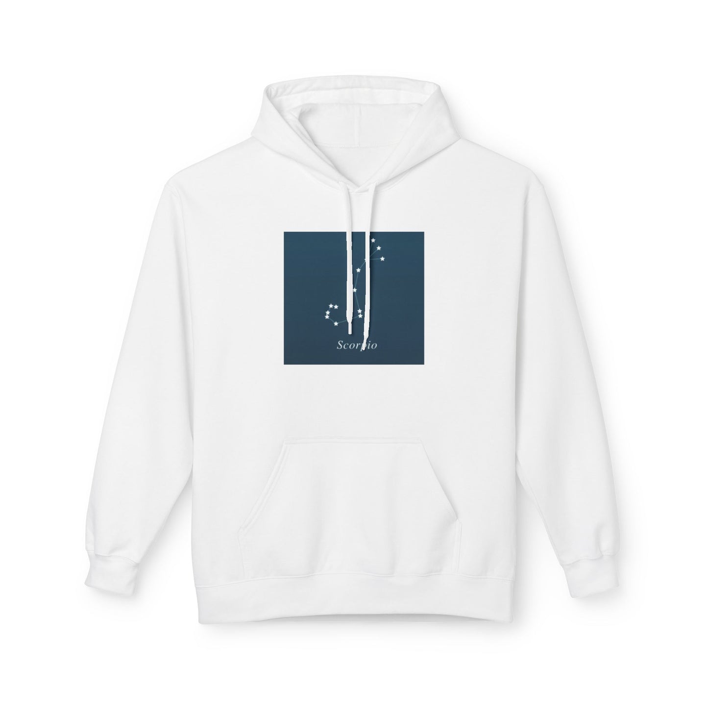 Scorpio Night Sky Hoodie — 'Stargaze' Square Graphic Pullover