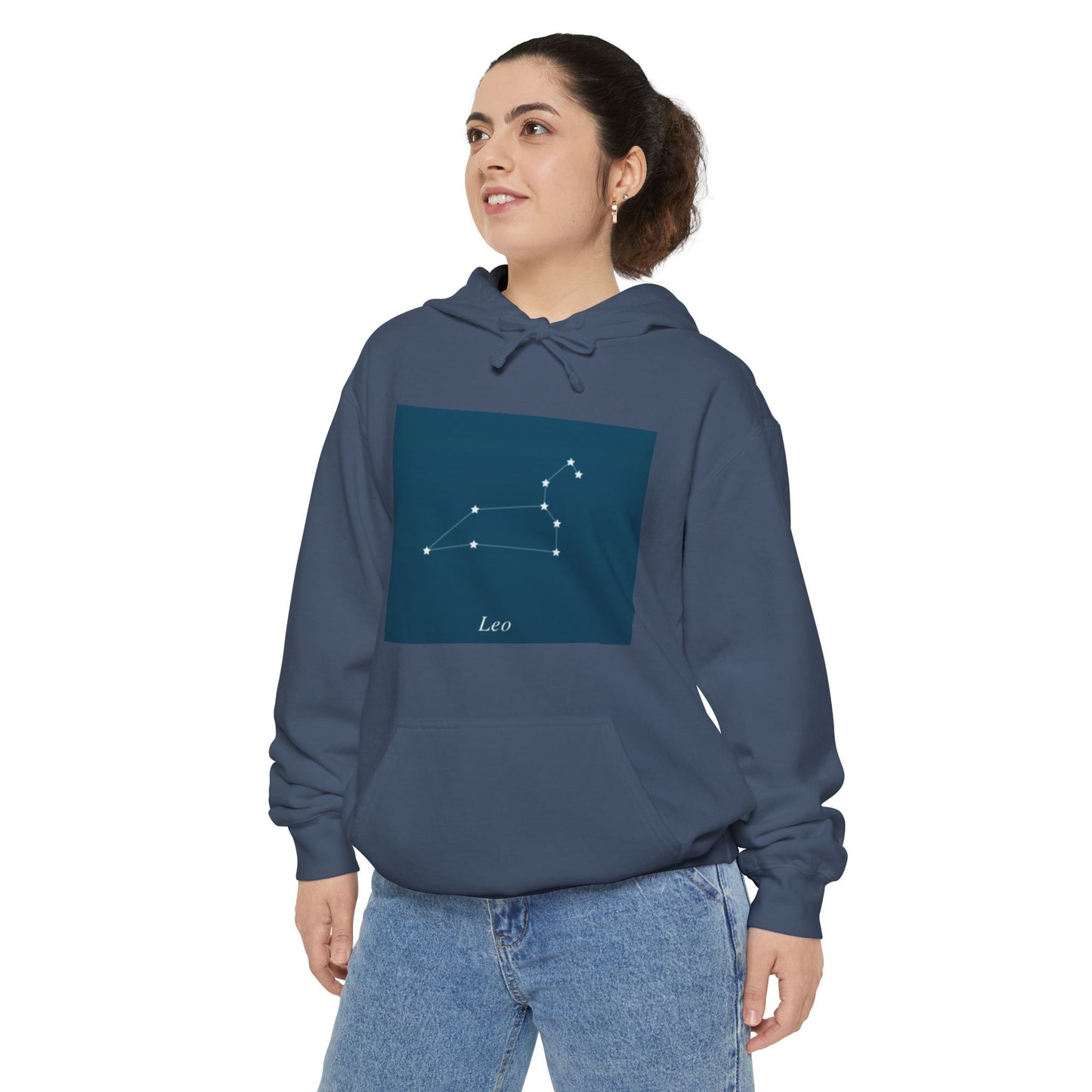 Leo Constellation Hoodie - Zodiac Star Map Pullover