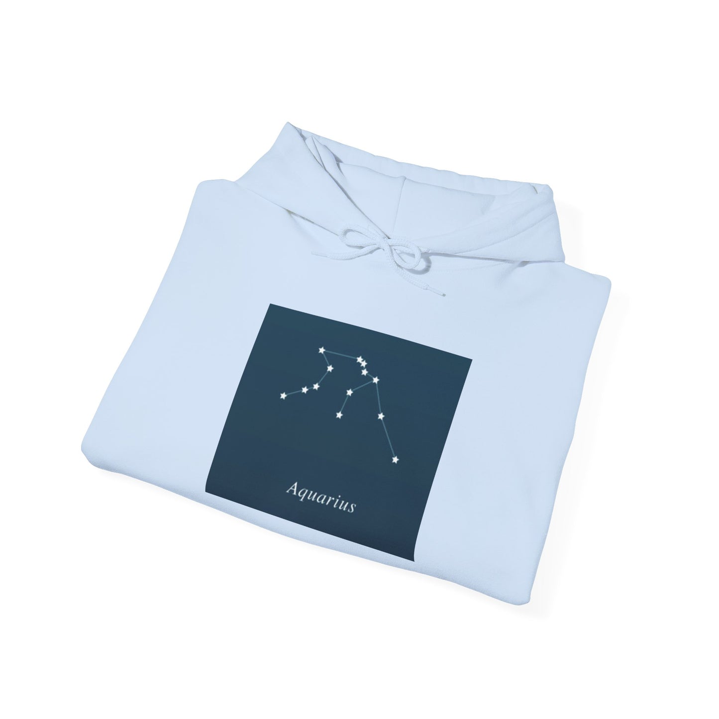 Aquarius Constellation Hoodie — Minimal Zodiac Star Map Sweatshirt