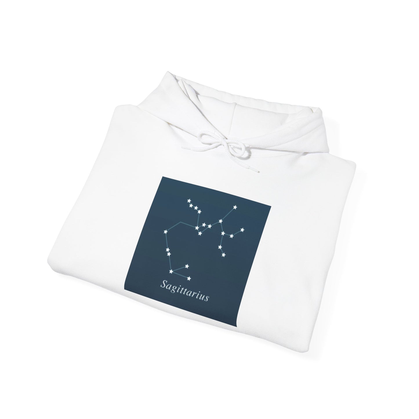 Sagittarius Constellation Hoodie — Minimal Zodiac Star Map Sweatshirt
