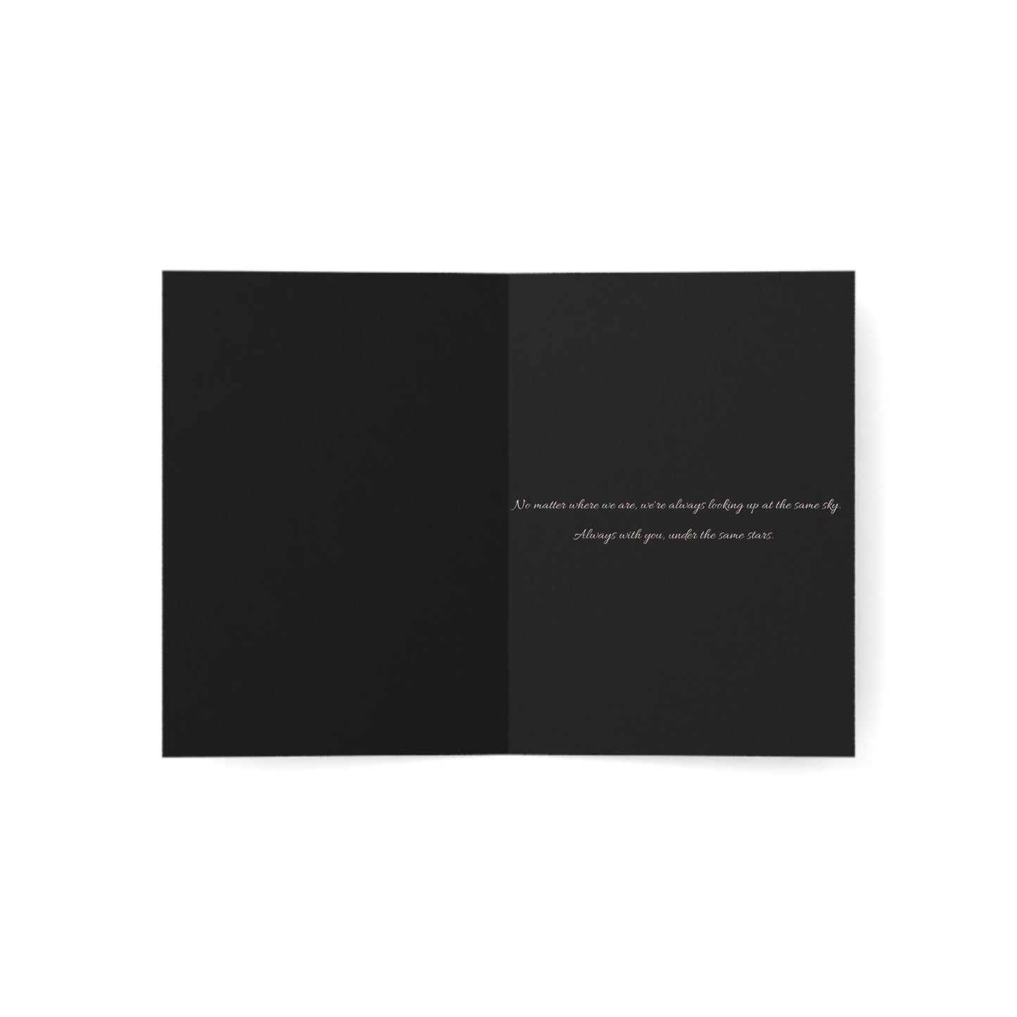 Greeting Card — "Love Written in the Stars" Romantic Constellation Notecard (Single or Bulk Packs)