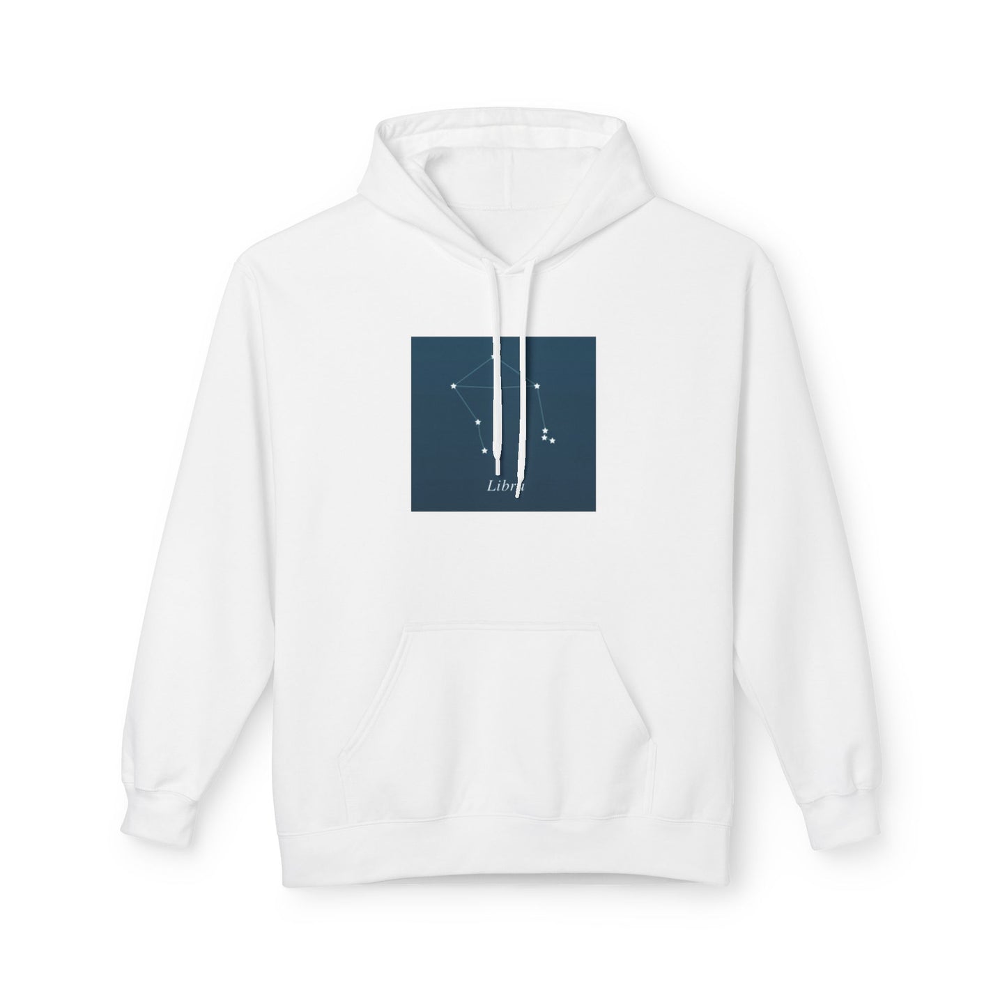 Libra Constellation Hoodie — Night Sky Graphic Pullover