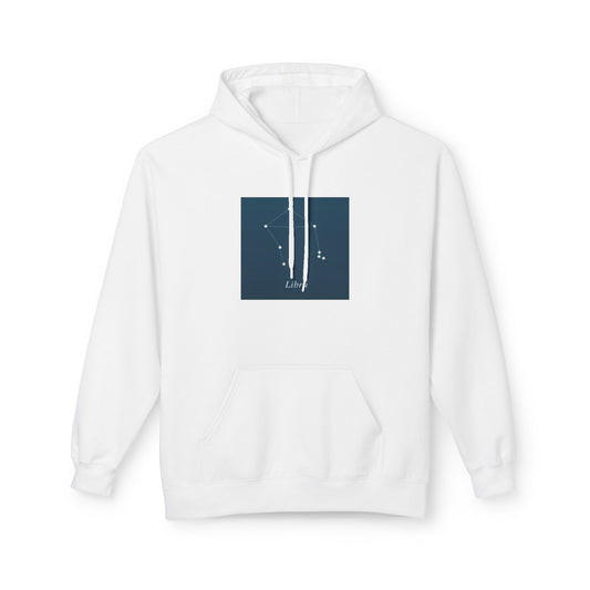 Libra Constellation Hoodie — Night Sky Graphic Pullover