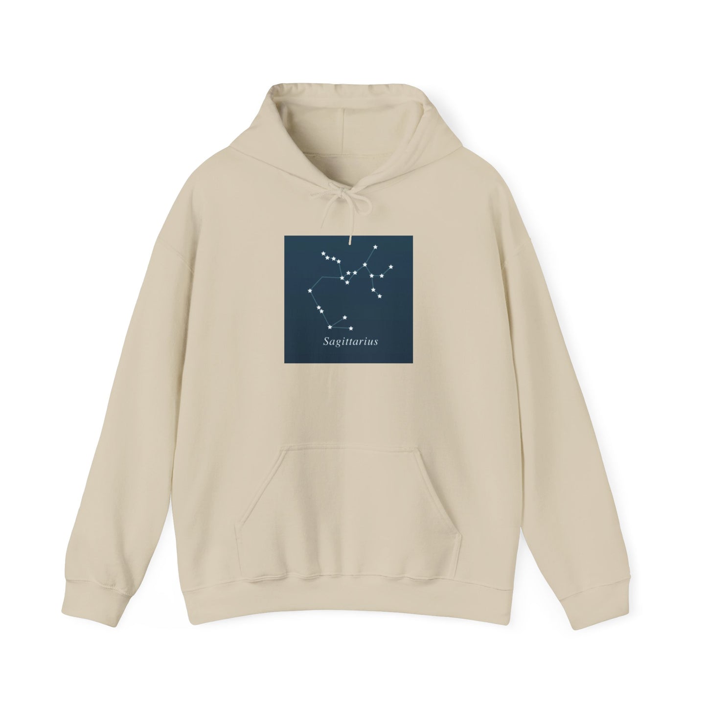 Sagittarius Constellation Hoodie — Minimal Zodiac Star Map Sweatshirt