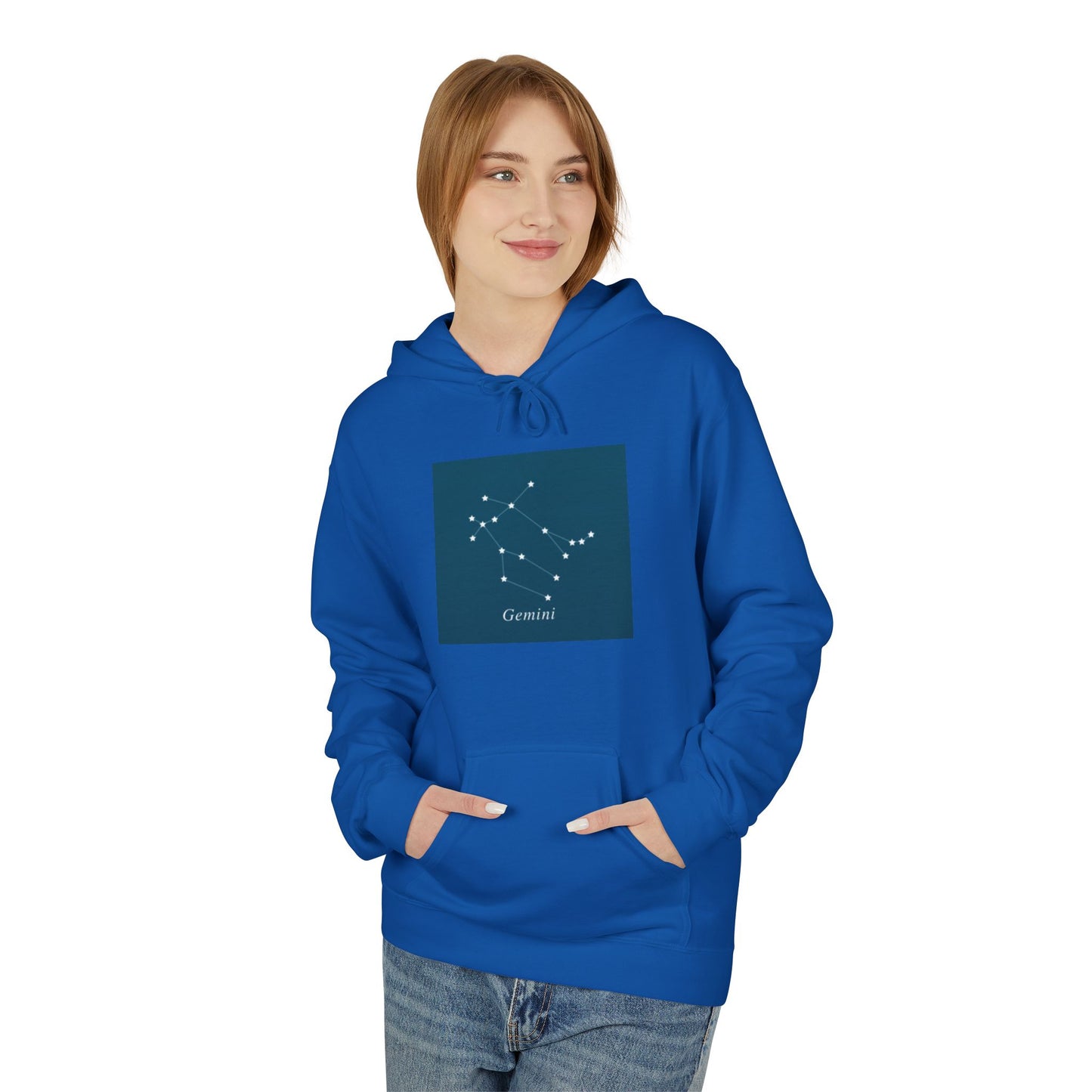Gemini Constellation Hoodie – Zodiac Star Map Pullover