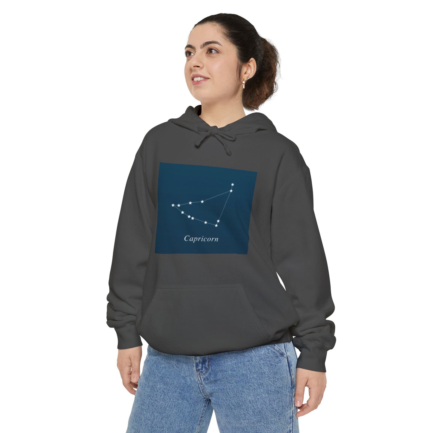 Capricorn Constellation Hoodie — Zodiac Star Map Pullover