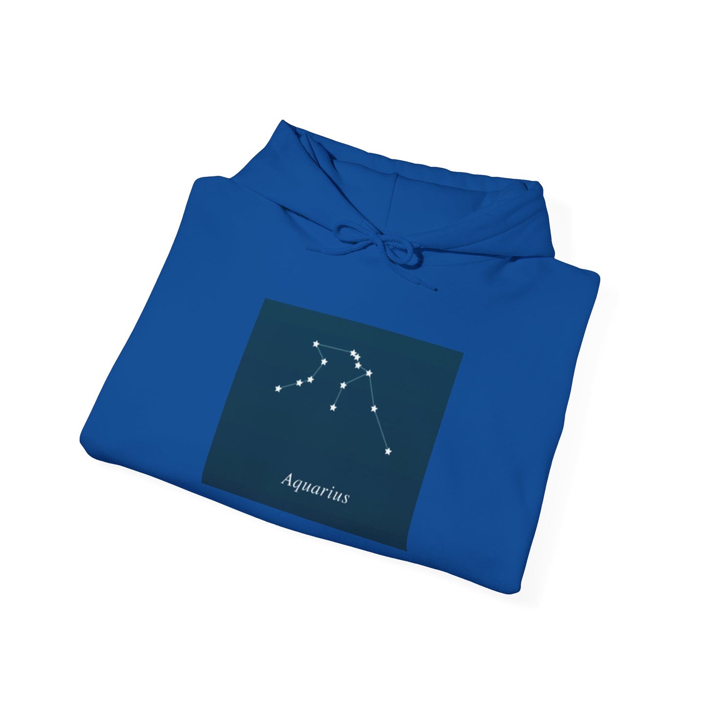 Aquarius Constellation Hoodie — Minimal Zodiac Star Map Sweatshirt