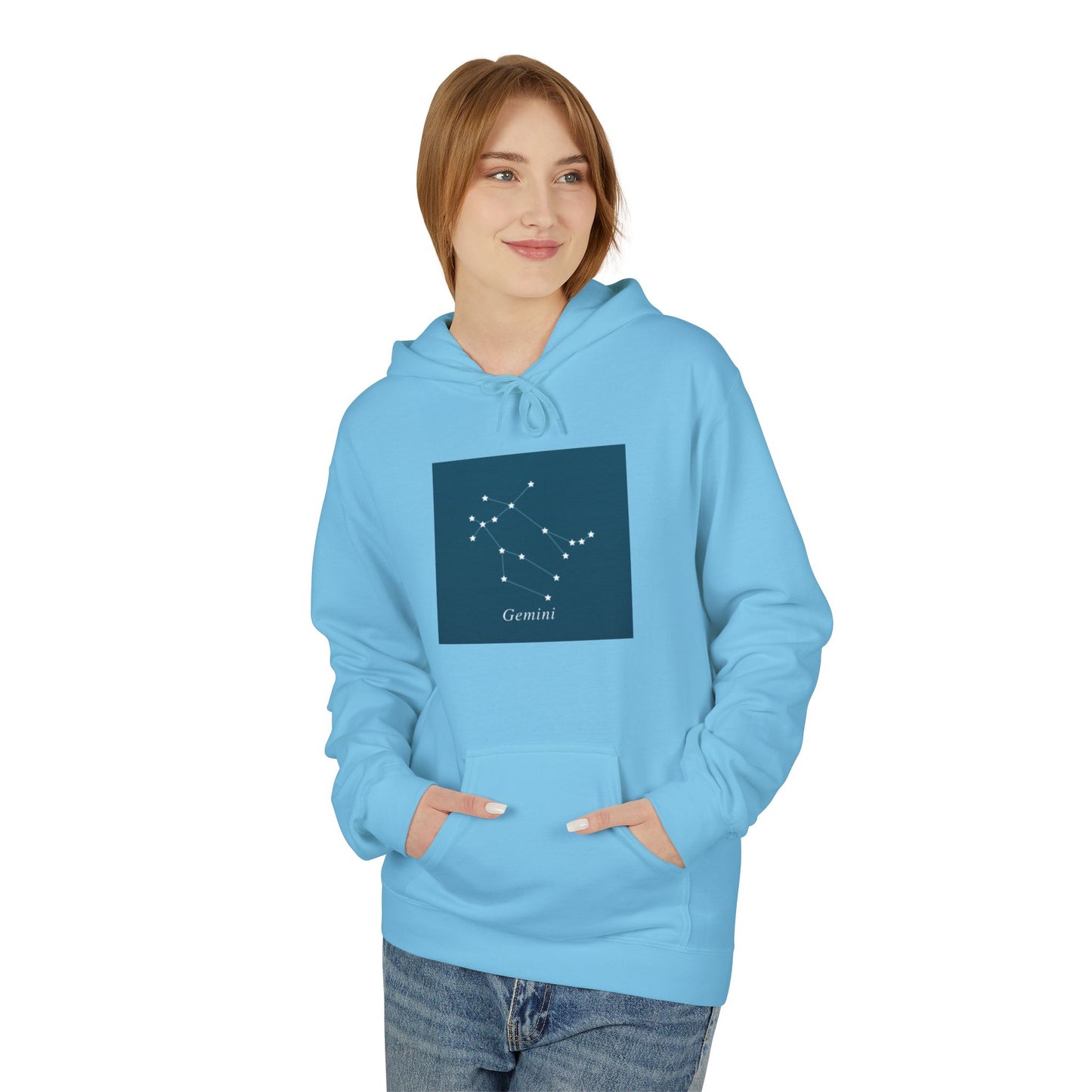 Gemini Constellation Hoodie – Zodiac Star Map Pullover