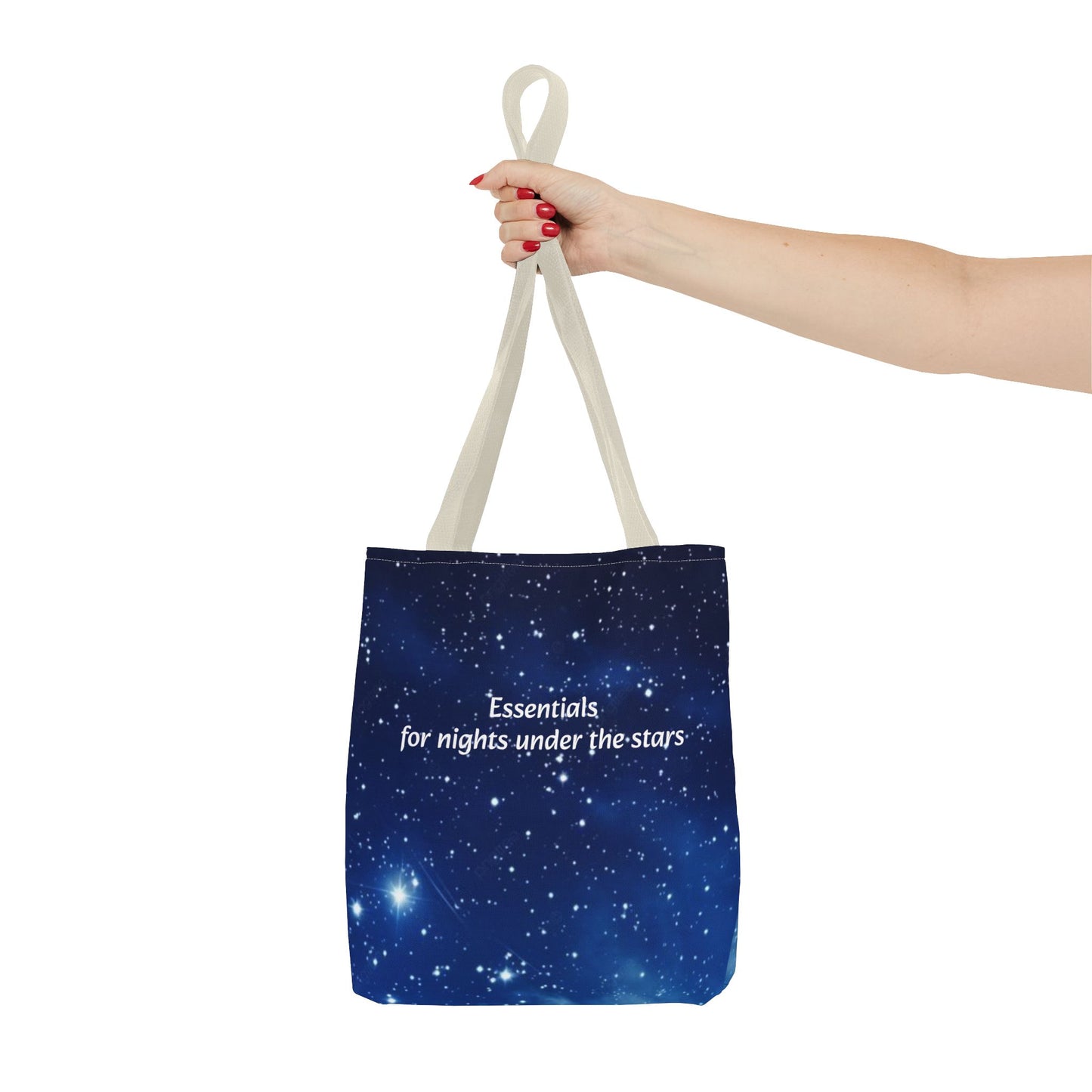 Starry Night Tote Bag — "Essentials for nights under the stars" Canvas Tote