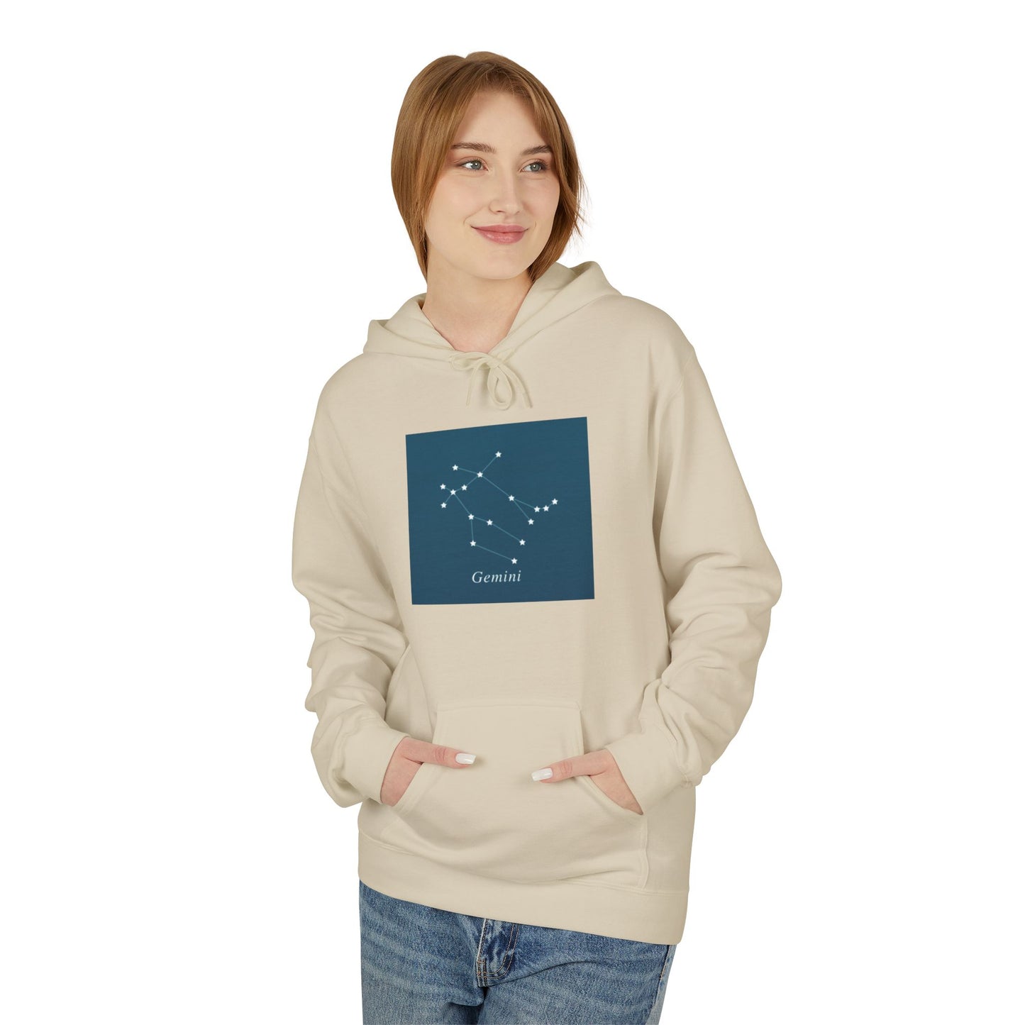 Gemini Constellation Hoodie – Zodiac Star Map Pullover