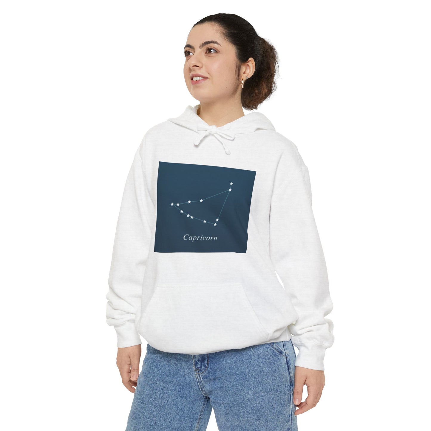 Capricorn Constellation Hoodie — Zodiac Star Map Pullover