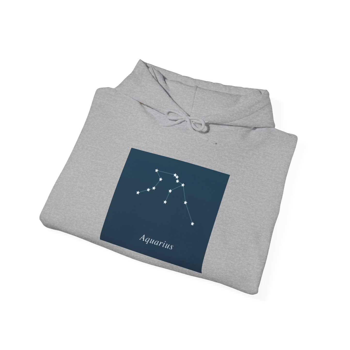 Aquarius Constellation Hoodie — Minimal Zodiac Star Map Sweatshirt