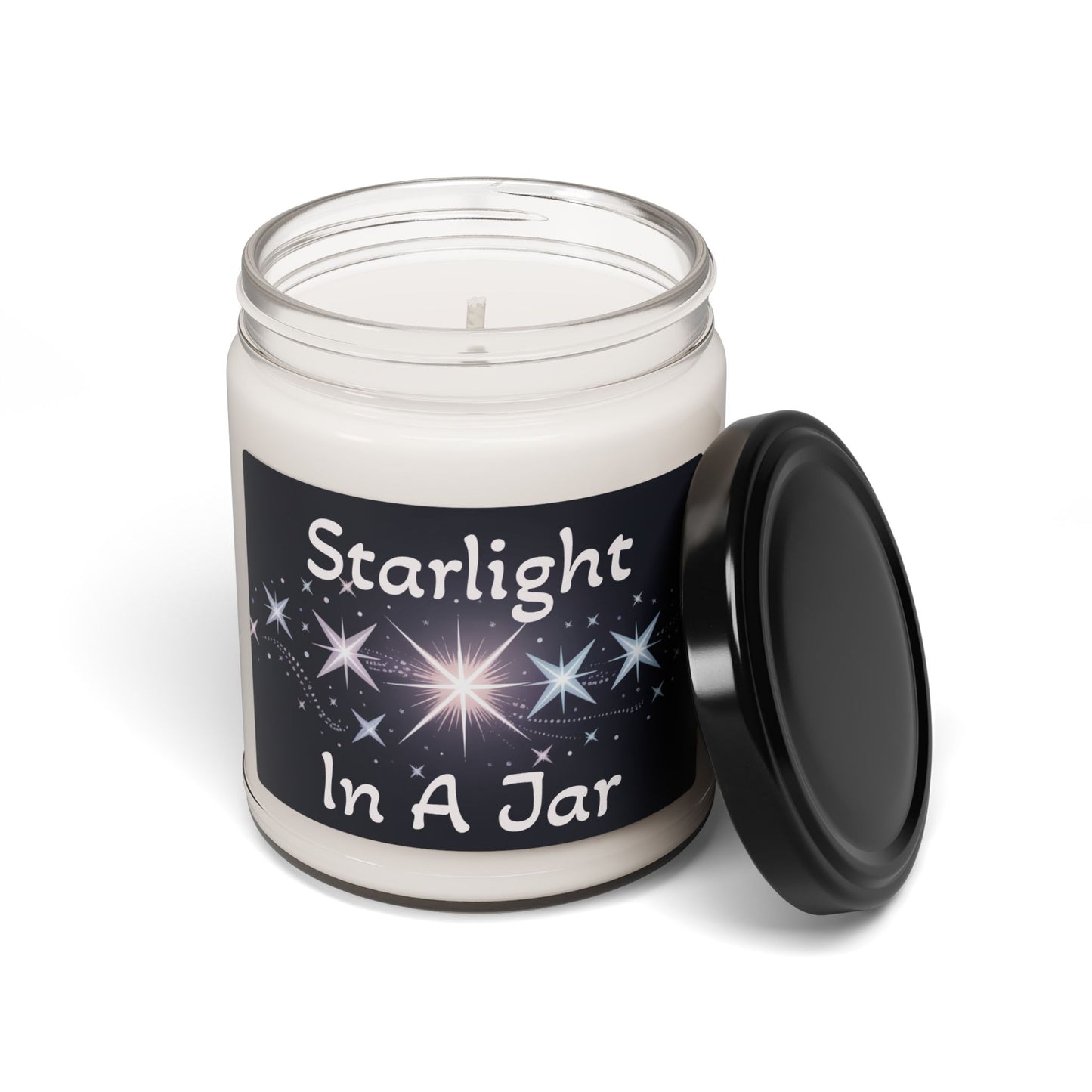 Starlight in a Jar Scented Soy Candle – 9oz Aromatherapy Candle for Relaxation & Gift-Giving