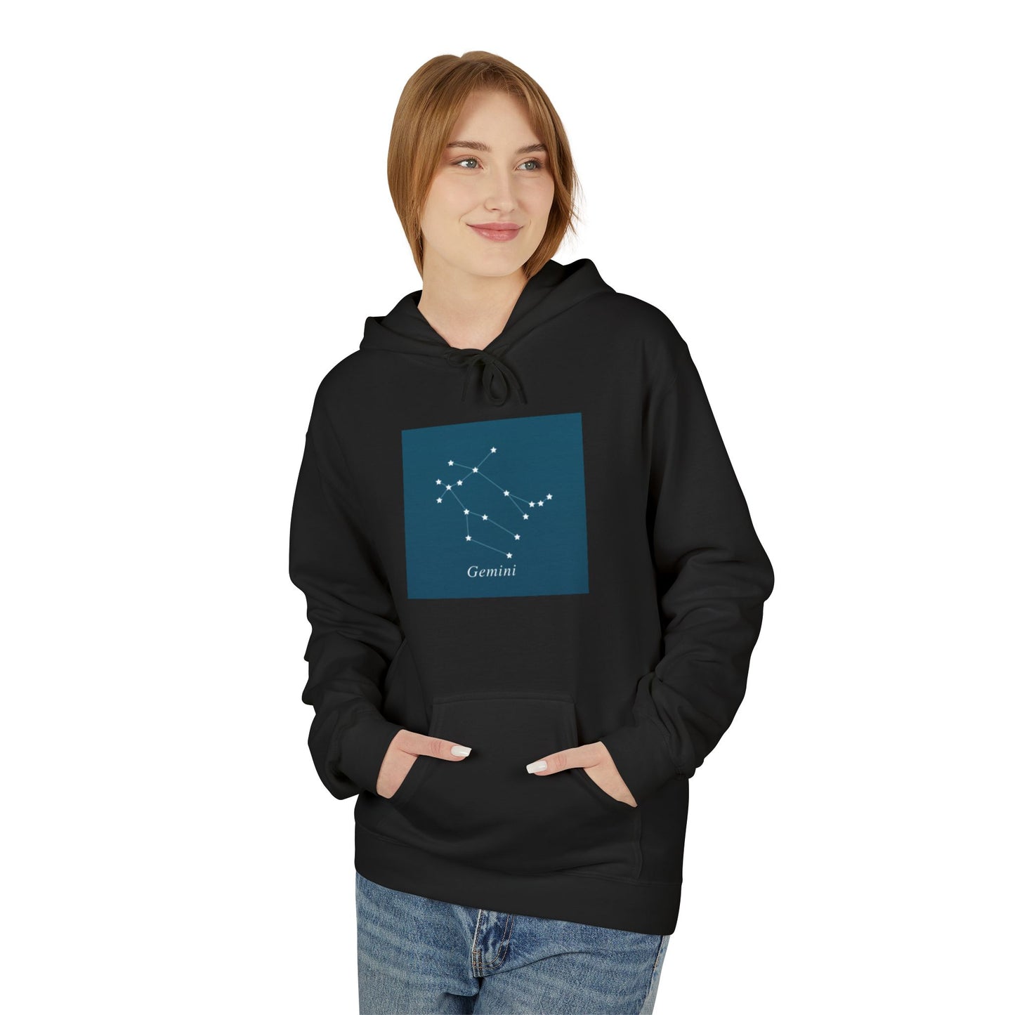 Gemini Constellation Hoodie – Zodiac Star Map Pullover